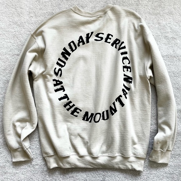 YEEZY KANYE WEST HOLY SPIRIT SUNDAY SERVICE Coachella Crewneck Size Large - Picture 3 of 8